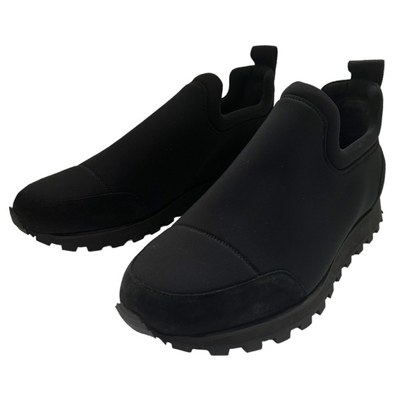James PERSE New no tag Zuma Black Neoprene & Suede slip-on sneakers mens…​ - Picture 5 of 14